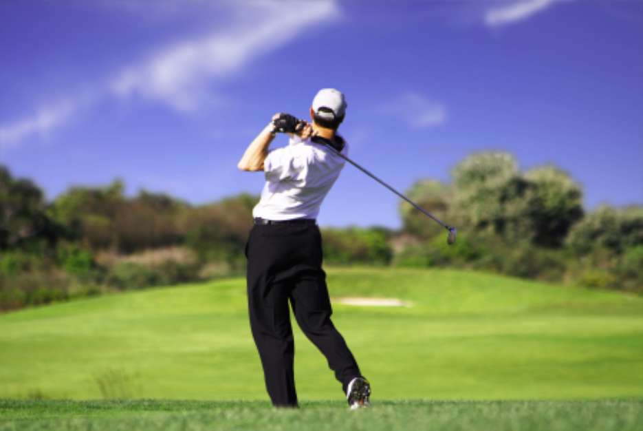 golfer swing