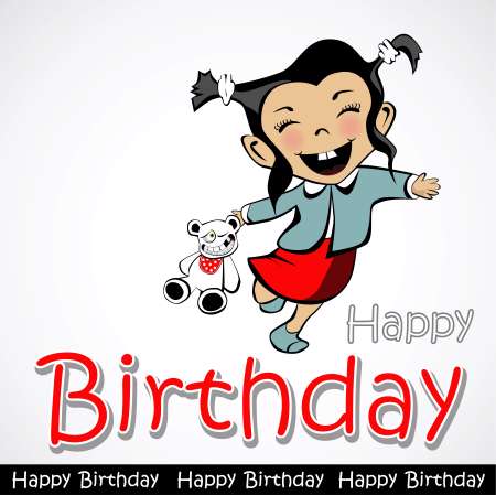 happy birthday kiss girl