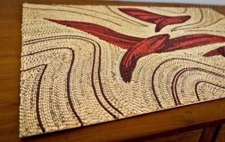 مجسمه هایی ساخته با برش و فر دادن کاغذ