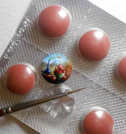 نقاشی مينياتوري روی همه چیز !