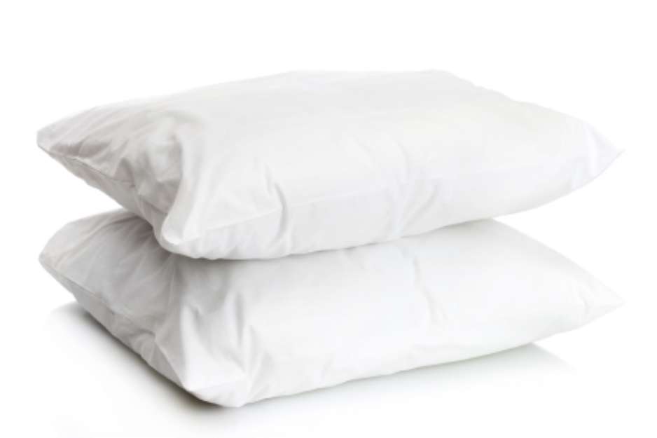 pillows isolated on white