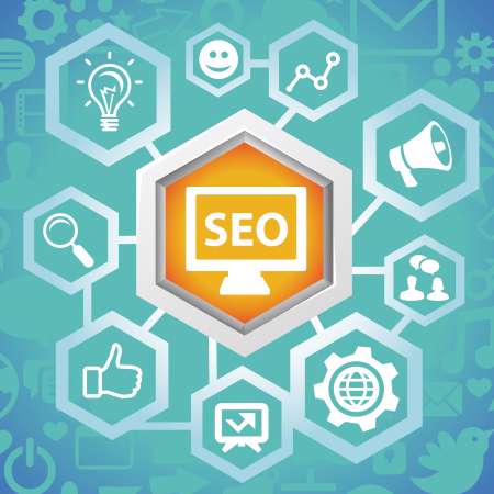 Vector social media concept
