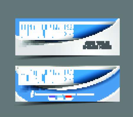 set of business banner, header vector design.