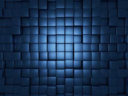 Blue cubes background