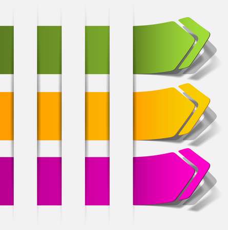 latest news, realistic design elements