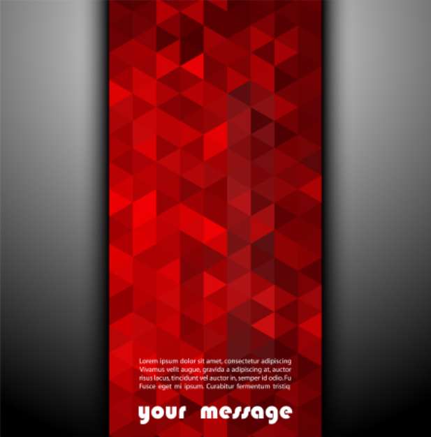 Abstract template background with triangle shapes
