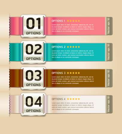 Retro Color Medals with Ribbon Style Number Options Banner &amp; Car