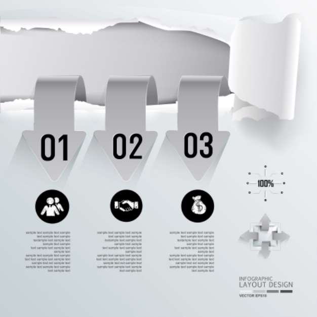 Modern business design template, infographic, website