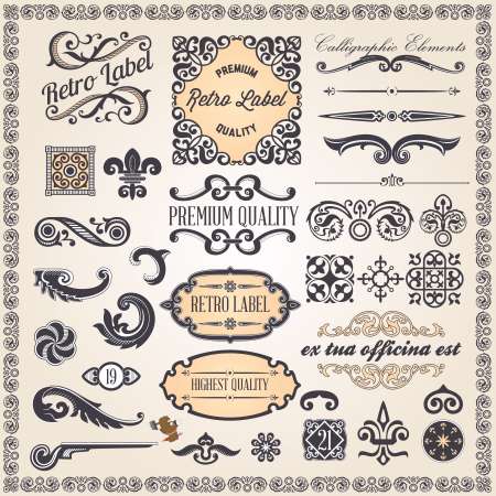 Calligraphic design elements and page decoration2