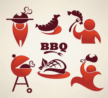 Bardeque time: signs, symbols and icons