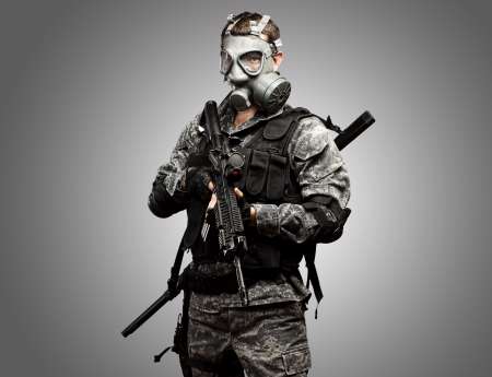young soldier portrait