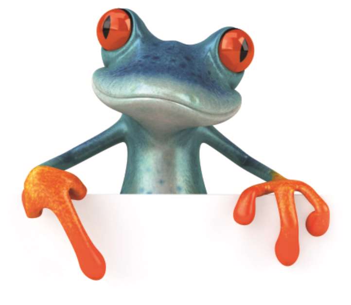 Blue frog