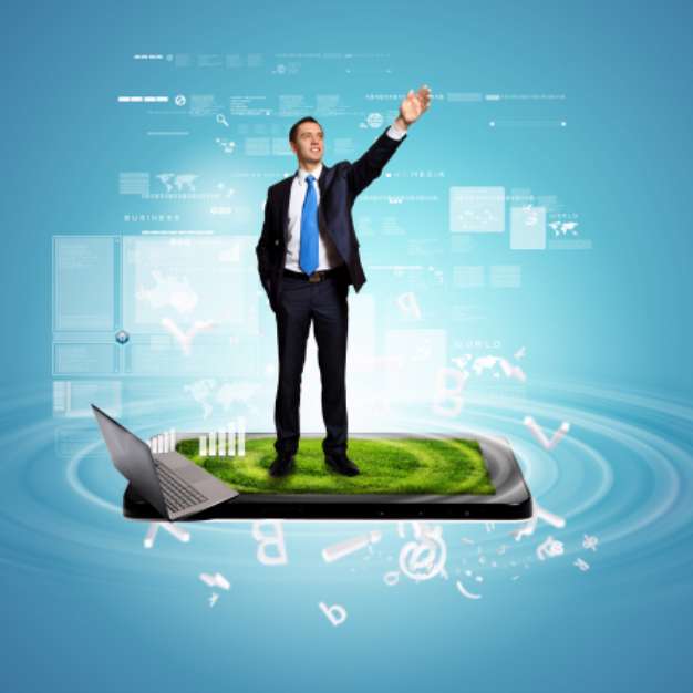 Modern technology illustration