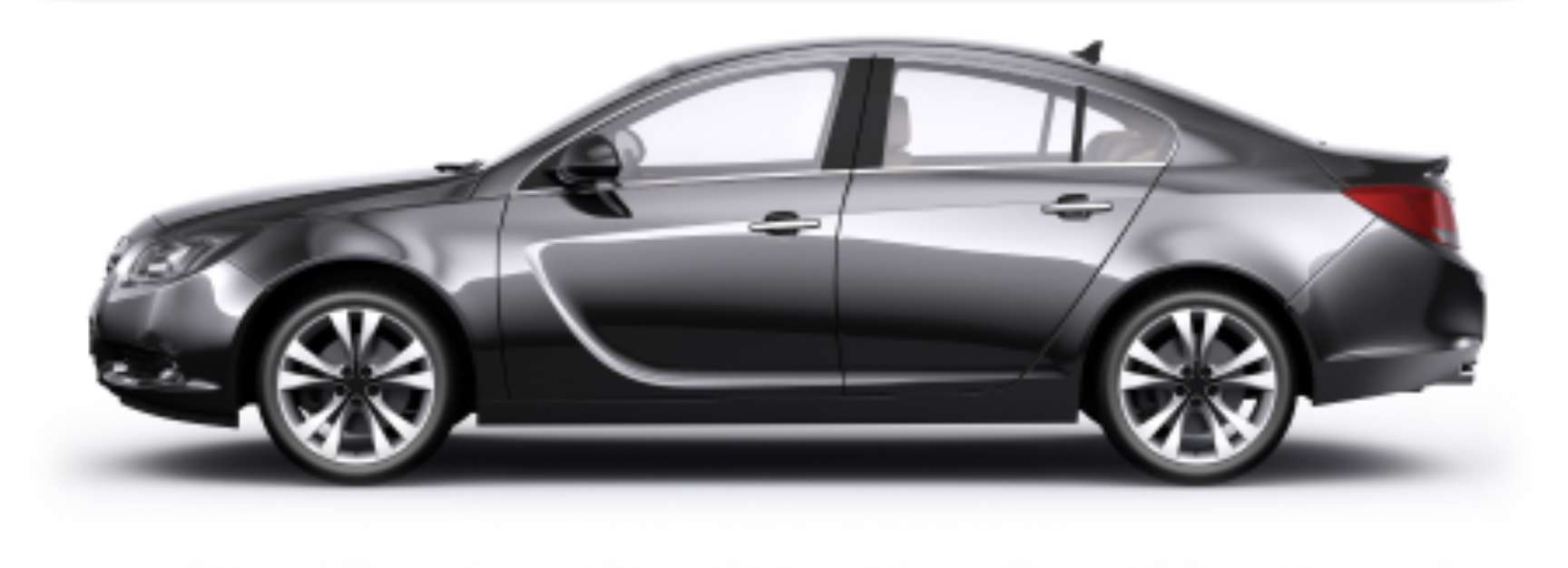 Black CAR side view