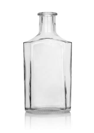 Empty bottle of whisky