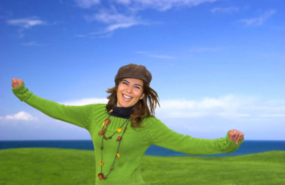 happy woman