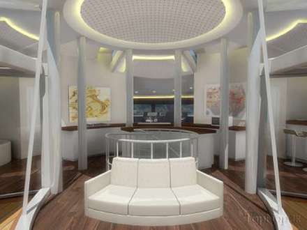 خانه ای لوکس و شناور روی آب