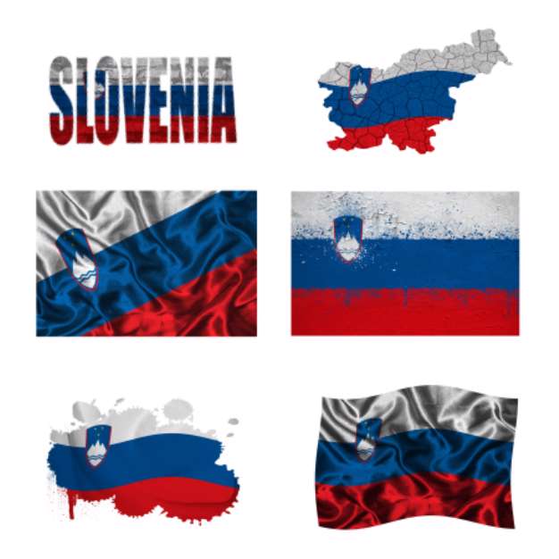 Slovenian flag collage