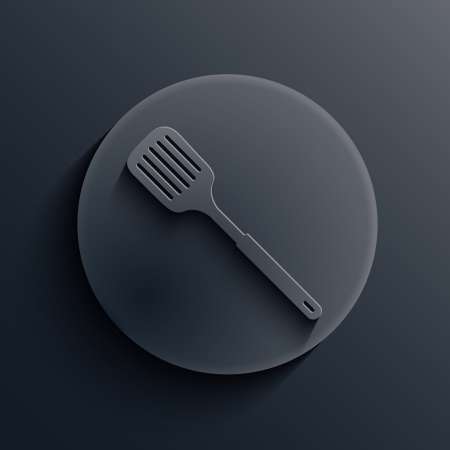 Vector dark circle icon. Eps10