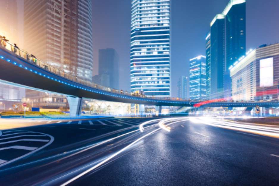 light trails