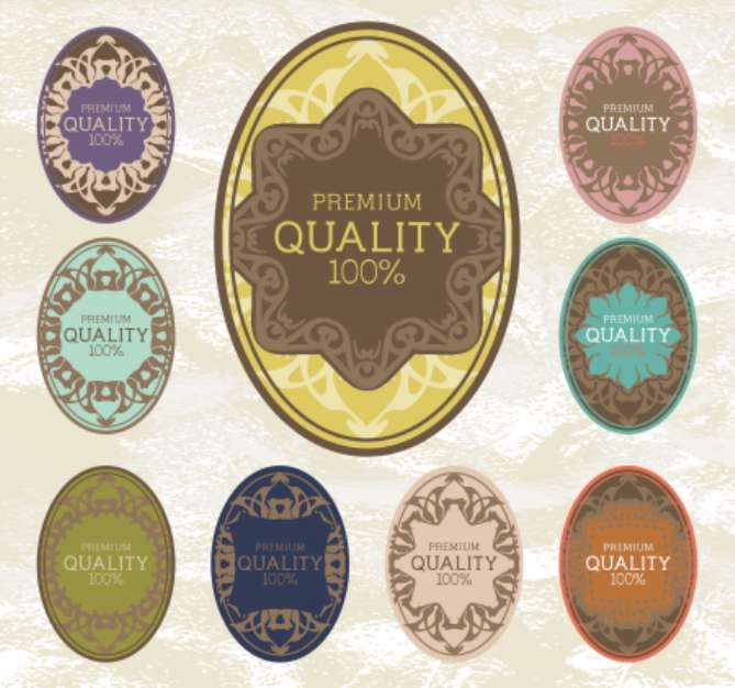 Vintage label for retro banners. EPS 10