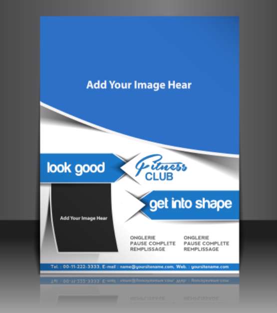 fitness club Poster/flyer design
