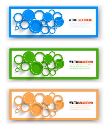 Vector Collection Web Banner. design and color