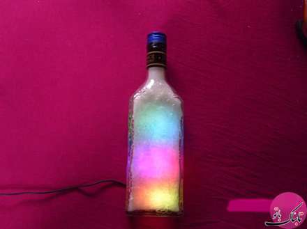 بطری‌های نورانی، ایده‌ای جالب برای نورپردازی