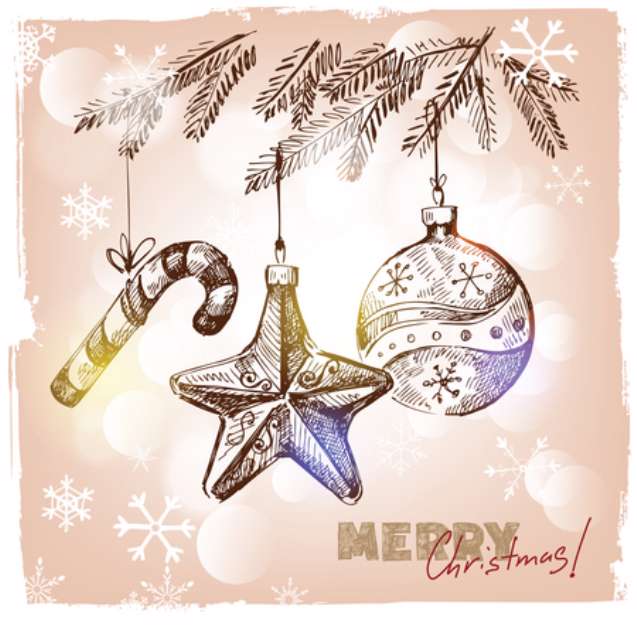 Christmas hand drawn illustration