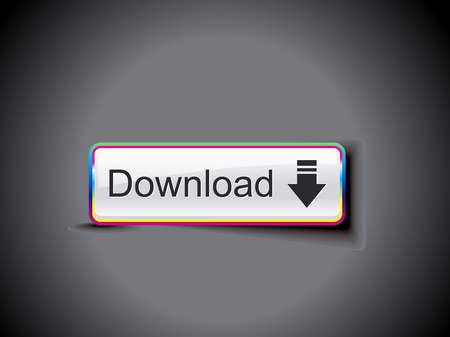 abstract glossy donwload button