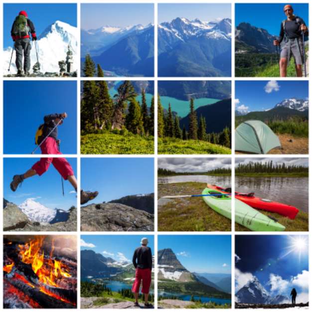 Hike collage