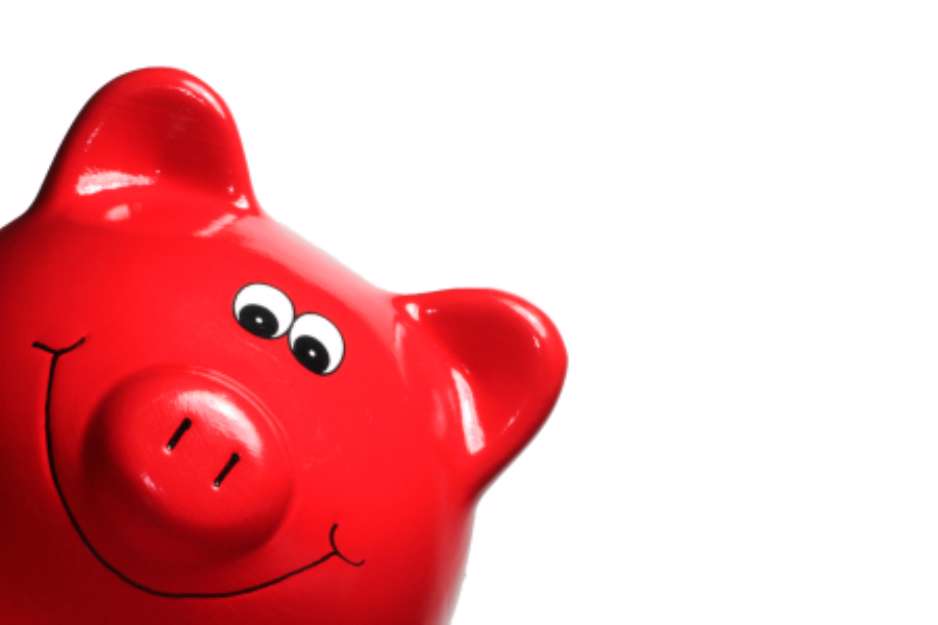 Sparschwein rot