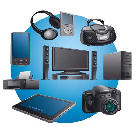 electronics appliances icons