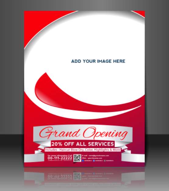 Vector business brochure, flyer, magazine cover