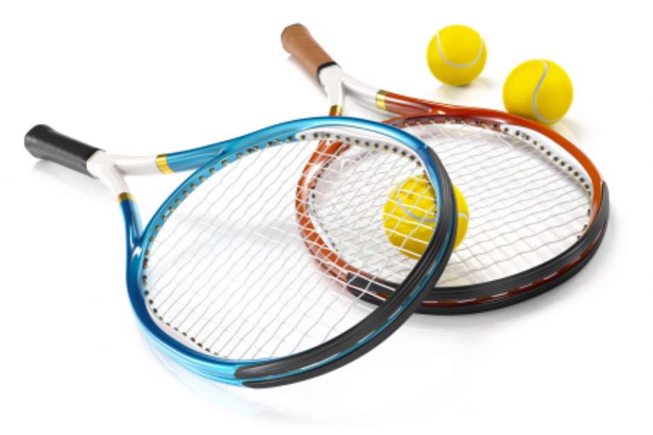 Tennis Rackets with Tennis Balls