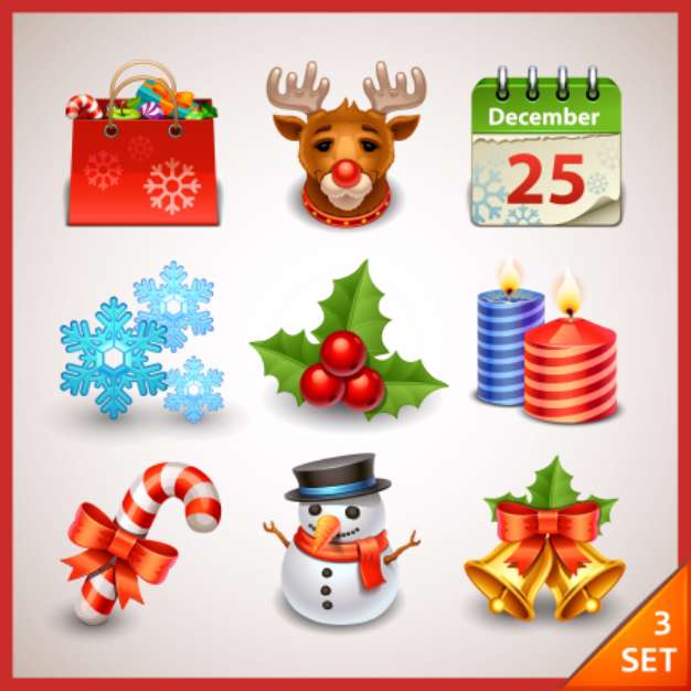 Christmas icon set-3