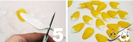 آموزش تصویری ساخت آباژور به شکل آناناس