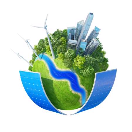 Ecology planet concept. Earth collection. Isolated.
