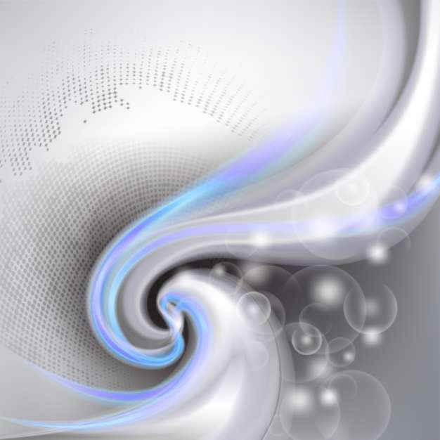 Abstract gray background with blue element