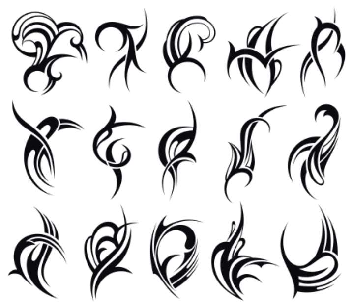 Tribal tattoo element design
