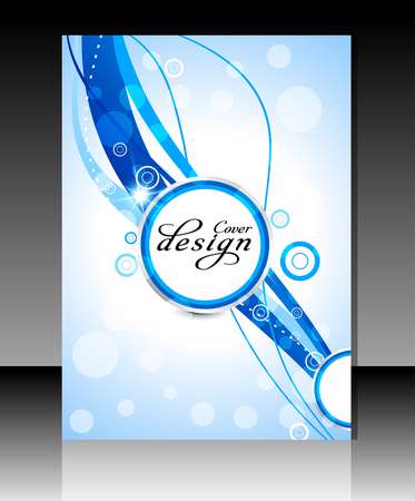 abstract blue wave flayer