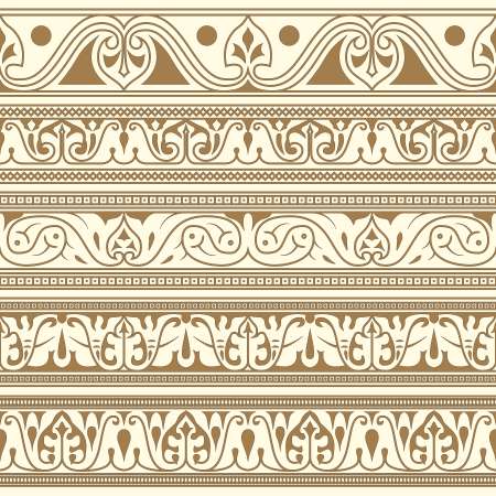 Arabic seamless borders