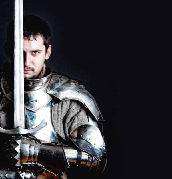 Warrior holding his great sword