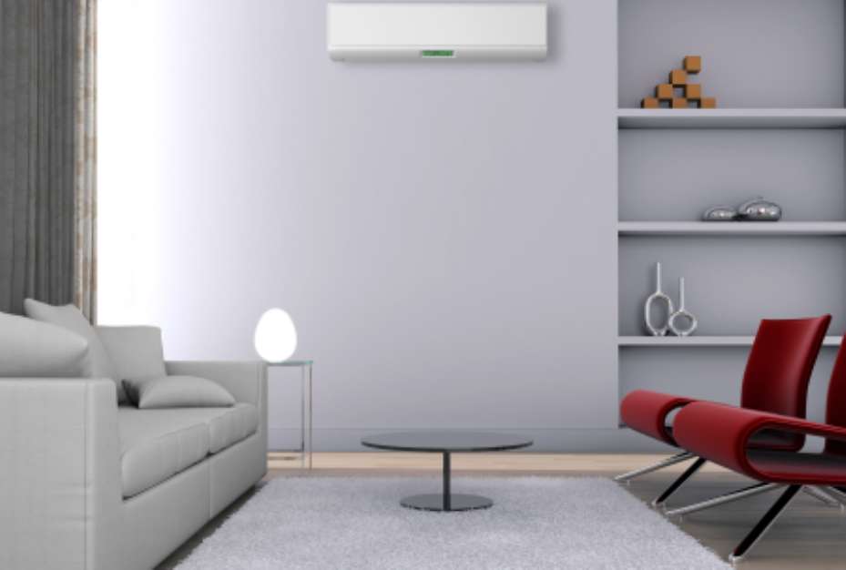 Interno con aria condizionata