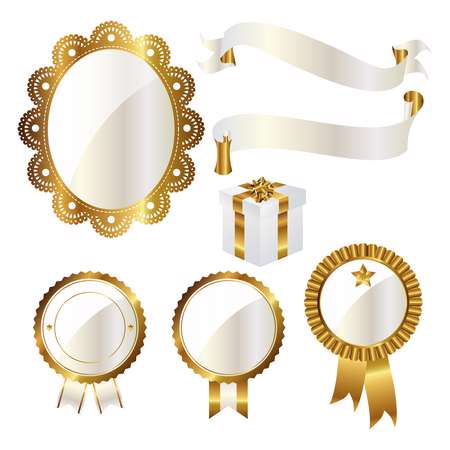 emblem and ribbon set