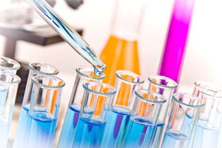 Close up of laboratory treatment