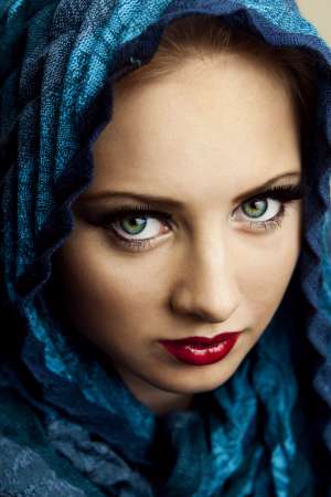 Portrait of young beautiful woman
