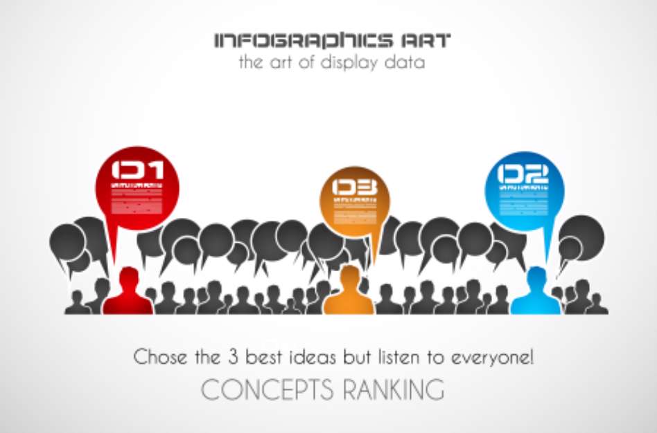 Infographics concept to display your data in a stylish way.
