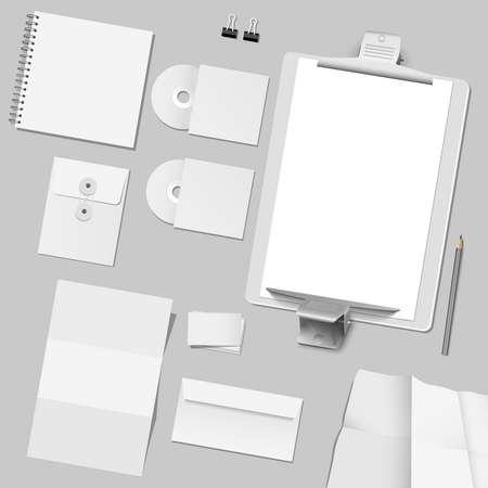 Vector set of corporate template design