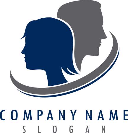 man and woman logo